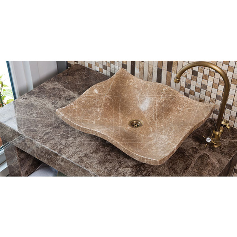 Коричневый мрамор