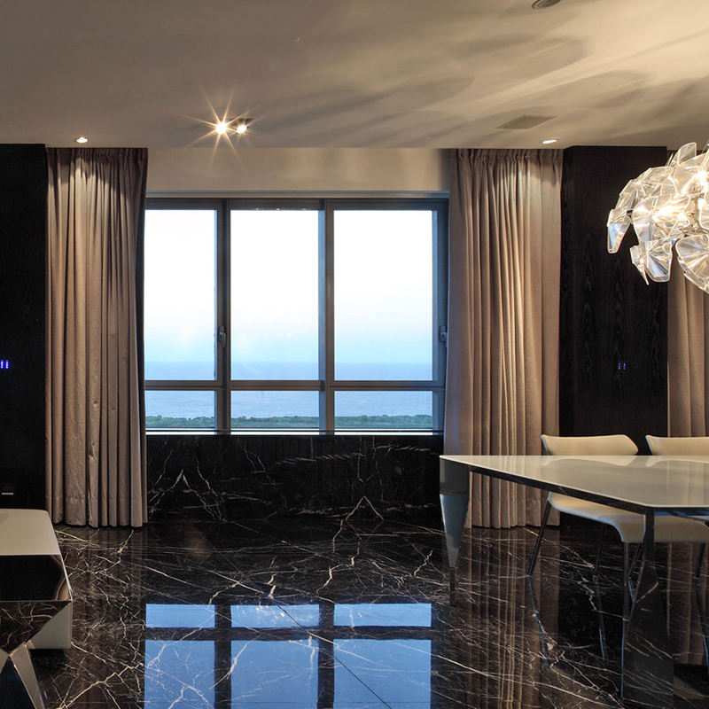 Черный мрамор