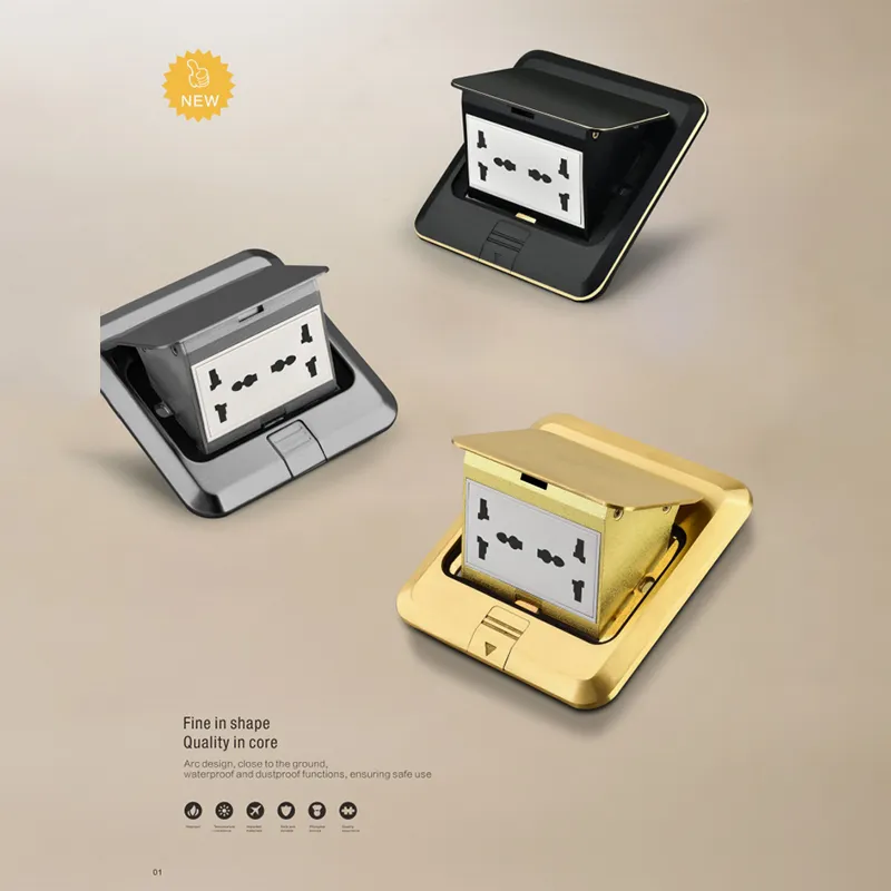 Напольная розетка-C22-2