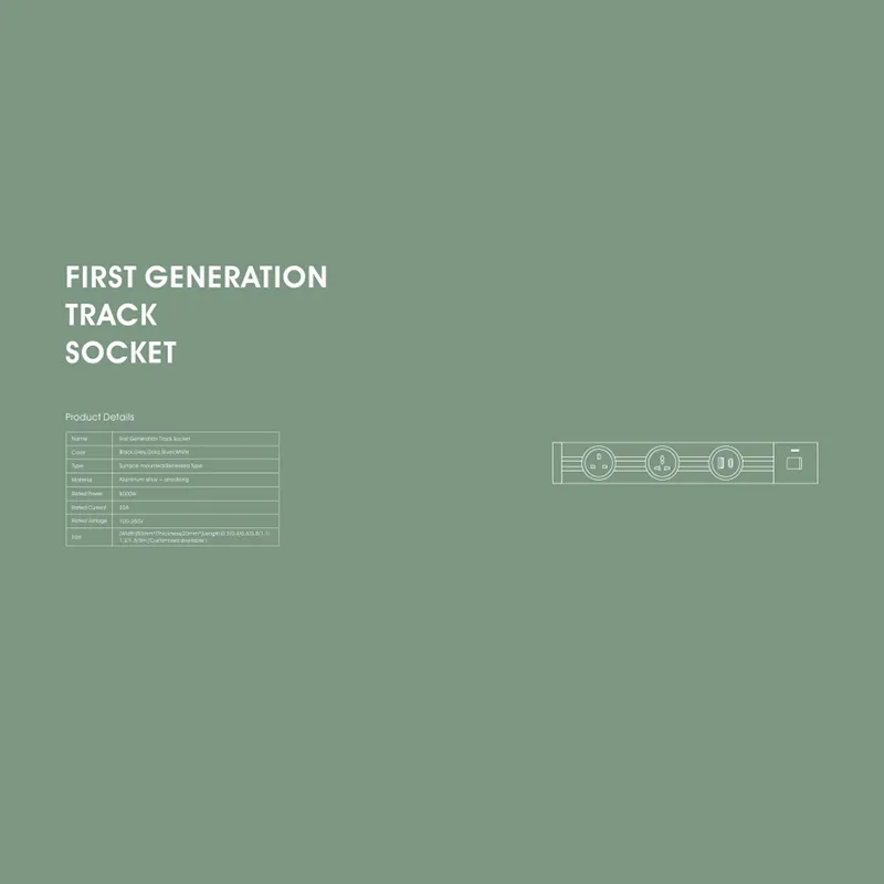 Рейечная розетка первого поколения