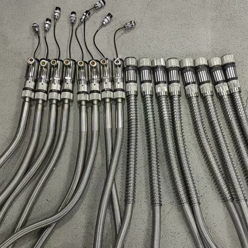 Кабель для передачи данных детектора температуры поверхности непрерывнолитой заготовки