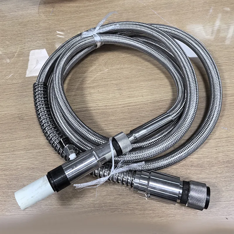 Кабель для передачи данных измерения температуры чугуна в доменной печи