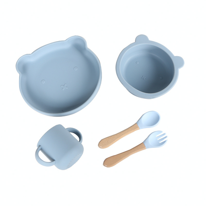 Силиконовая тарелка “Медвежонок” SB2008