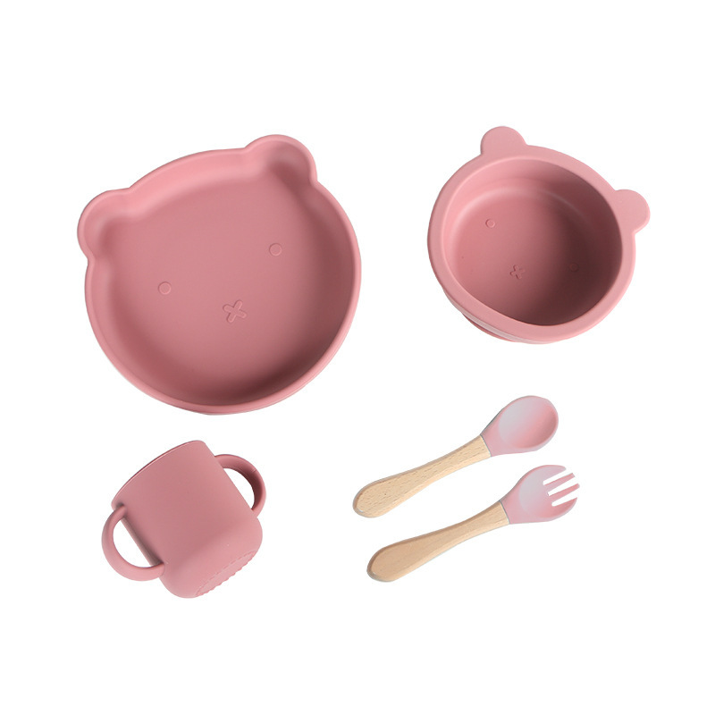 Силиконовая тарелка “Медвежонок” SB2008