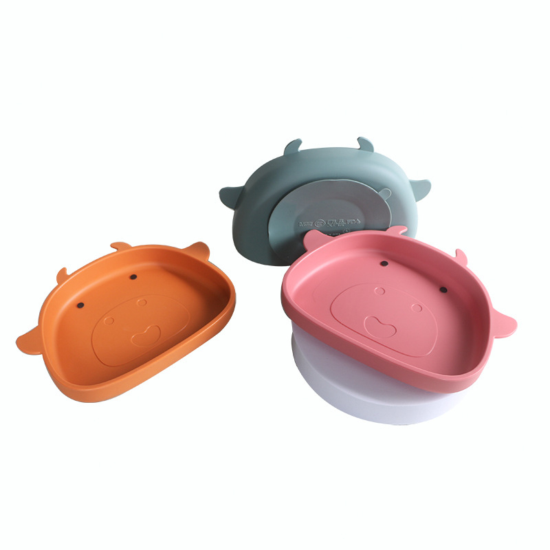 Силиконовая тарелка “Теленок” SB2007