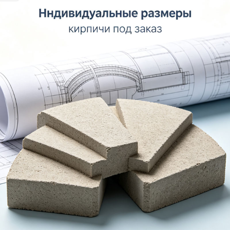 Фасонный высококислотостойкий кирпич для химических башен и травильных ванн