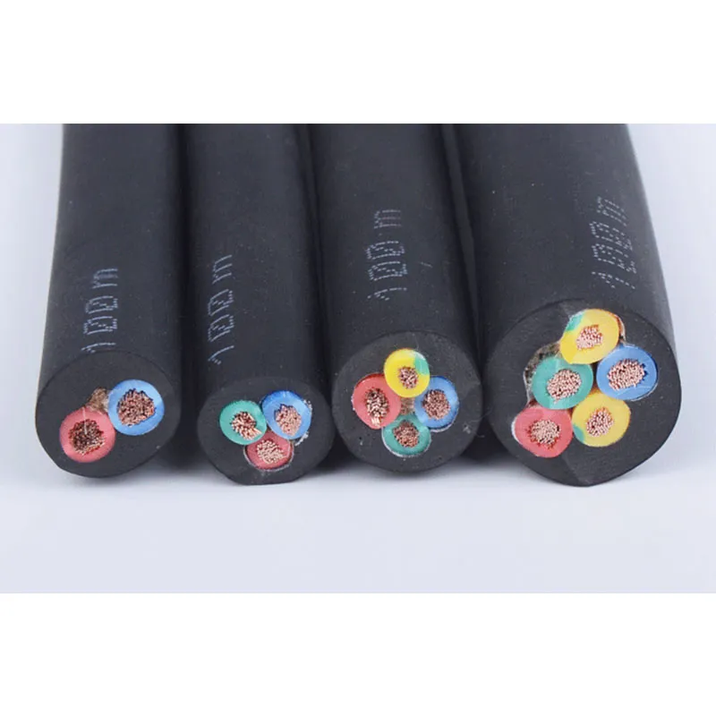 Гибкий кабель в резиновой оболочке