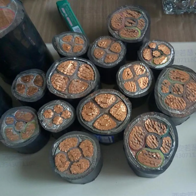 Кабель с медной жилой и стальной ленточной броней