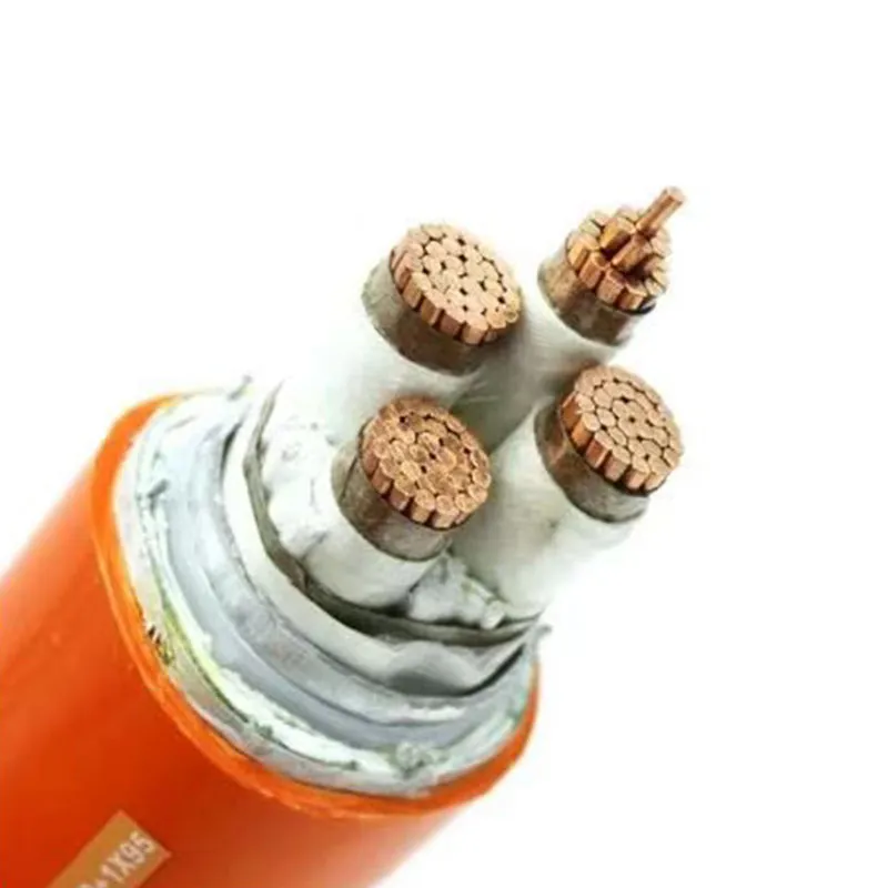 Кабель с медной жилой, медной оболочкой и изоляцией из оксида магния