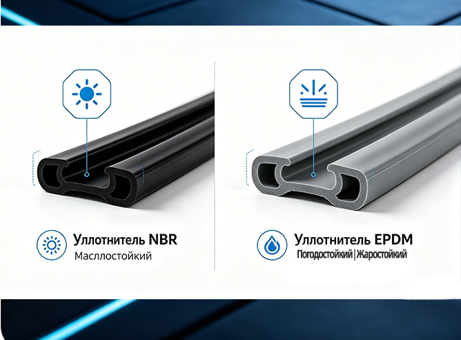 уплотнители NBR и EPDM