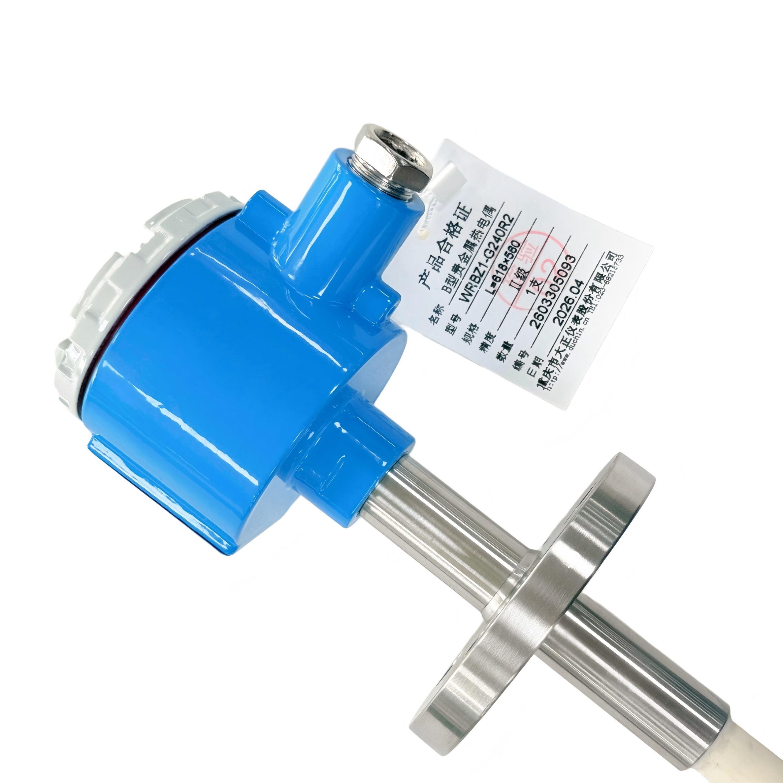Взрывозащищенная термопара типа B 1700°C WRBZ1-G240R2