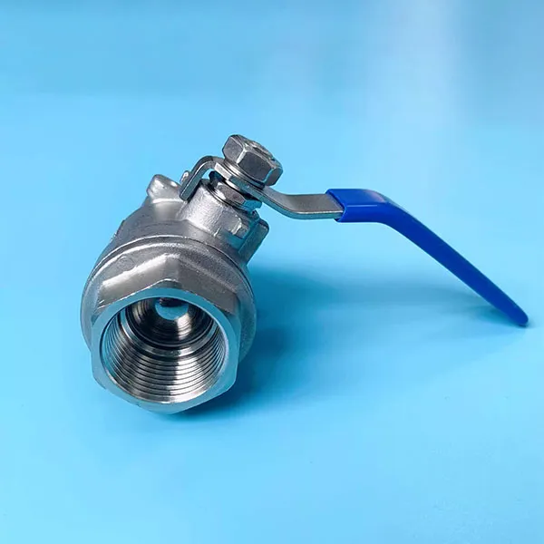 Шаровой кран нержавеющий резьбовой с ручным управлением
