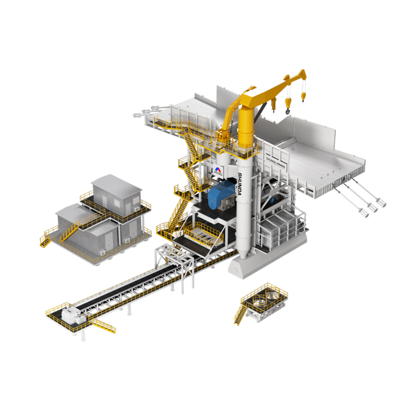 Четвертый комплект полумобильной гирационной дробильной установки, самостоятельно разработанный Shunda Heavy Mining Group, успешно введен в эксплуатацию