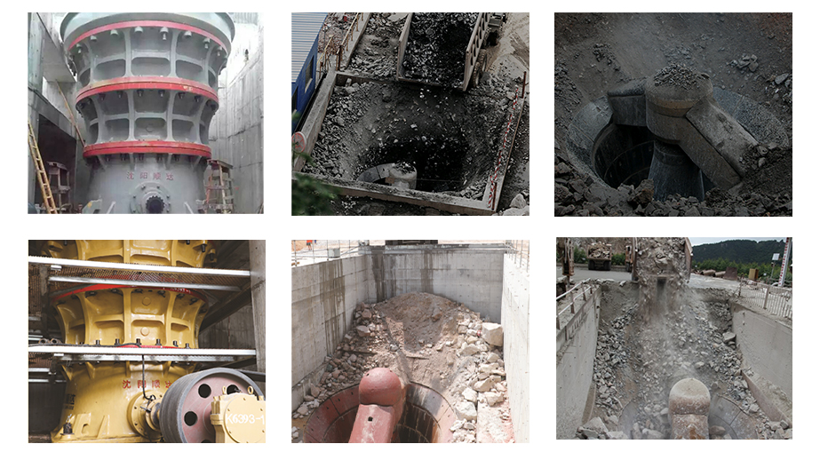 Общее описание гирационной дробилки