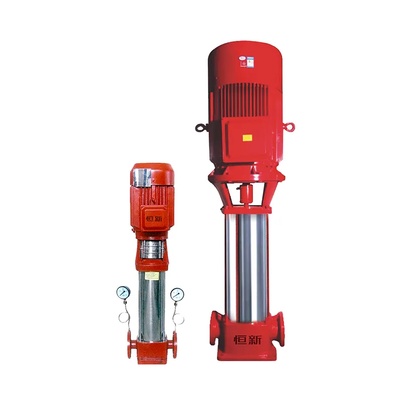 Вертикальная многоступенчатая пожарная насосная группа