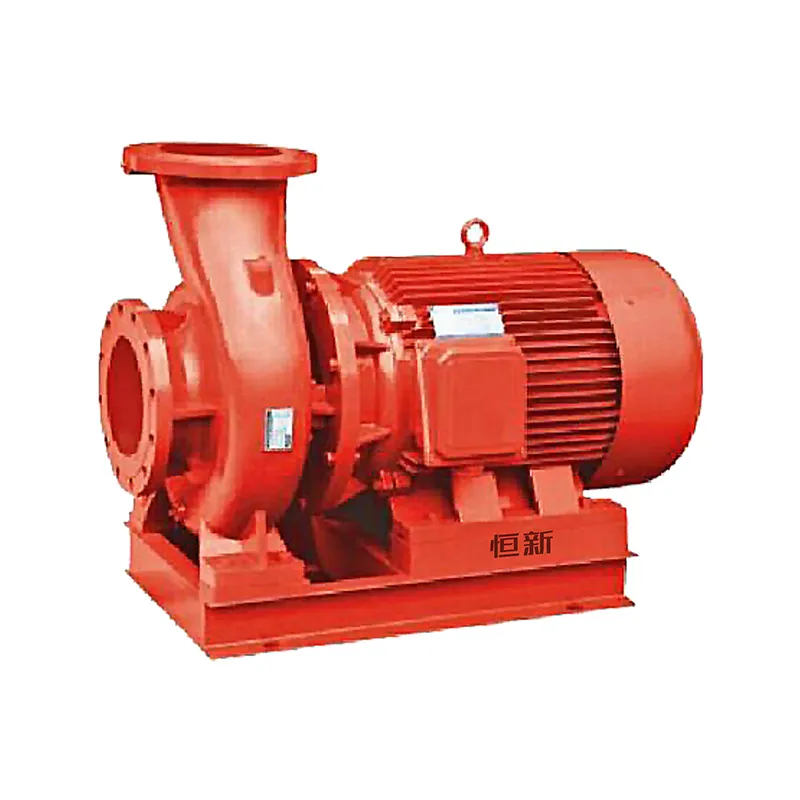 Горизонтальная одноступенчатая пожарная насосная группа