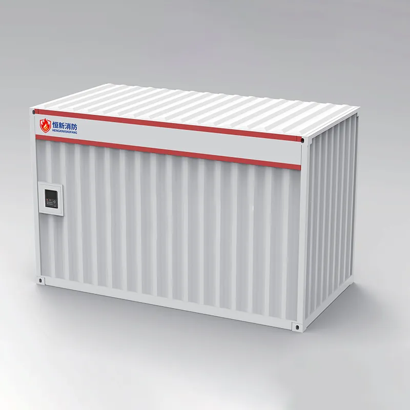 Контейнерная пено-водяная спринклерная установка пожаротушения
