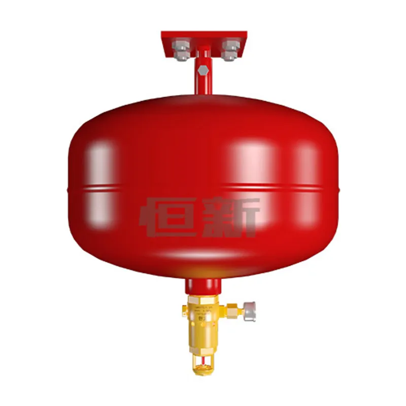 Подвесная установка пожаротушения с гептафторпропаном (теплового типа)