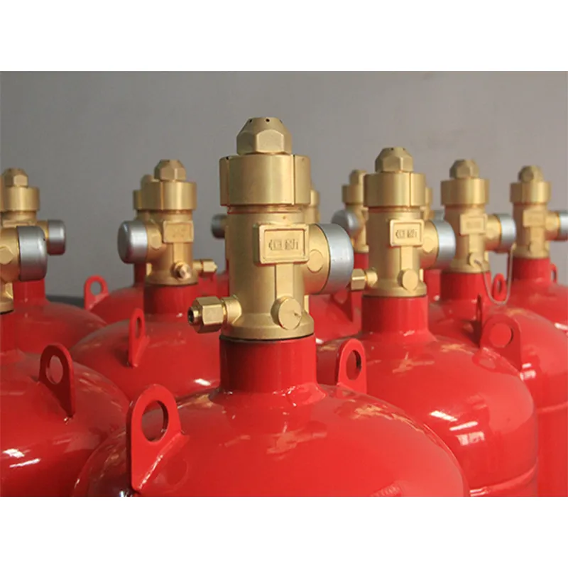 Система пожаротушения с гептафторпропаном с внутренним хранением давления