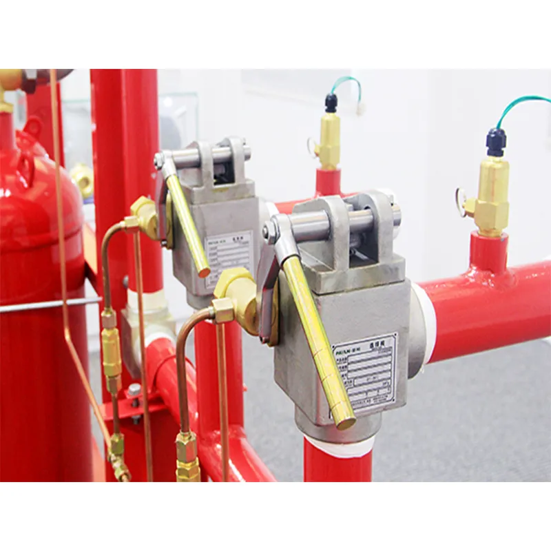 Система пожаротушения с гептафторпропаном с внутренним хранением давления