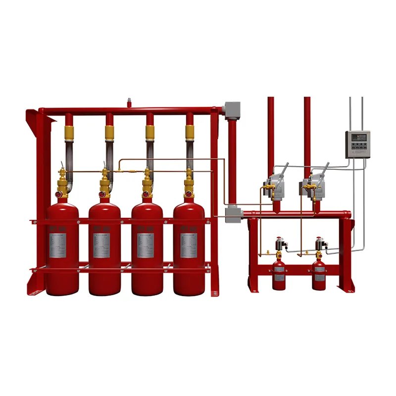 Система пожаротушения с перфторкетоном трубного типа (с внутренним хранением давления)