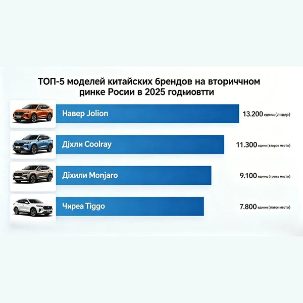 На российском и евразийском рынках наблюдается высокий спрос на китайские высококачественные подержанные автомобили.