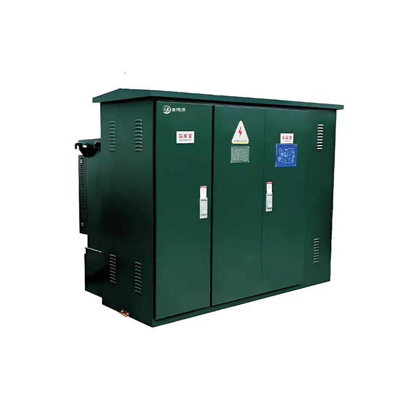 Укрупнённо-блочная комплектная трансформаторная подстанция (американского типа) ZGS