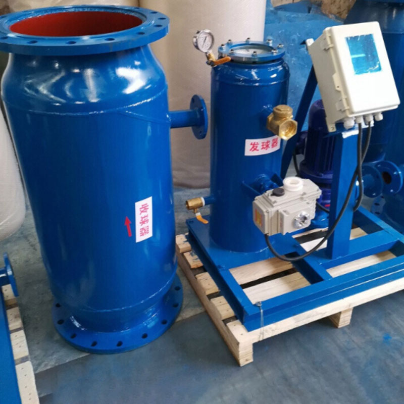 Автоматическое устройство для непрерывной очистки конденсатора резиновыми шариками