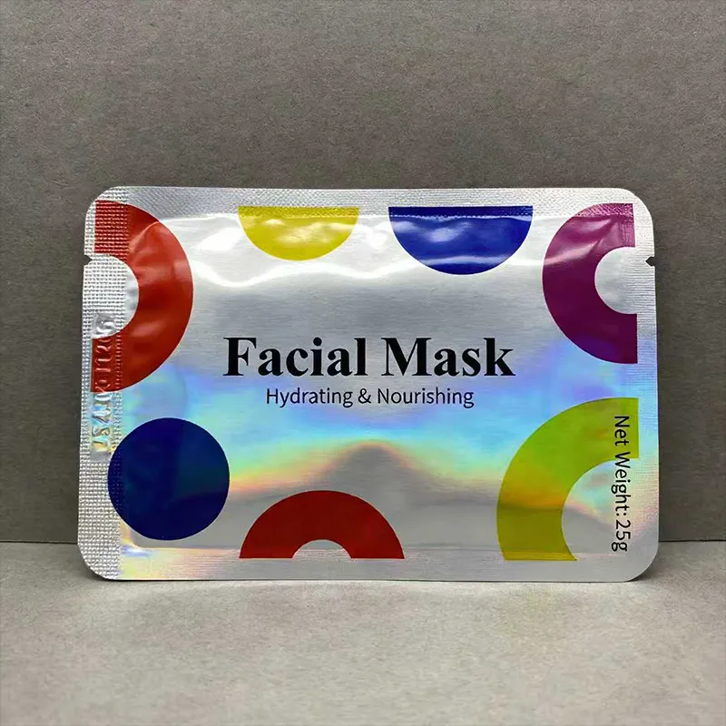 Пакет с трёхсторонним швом из алюминиевой фольги с печатью