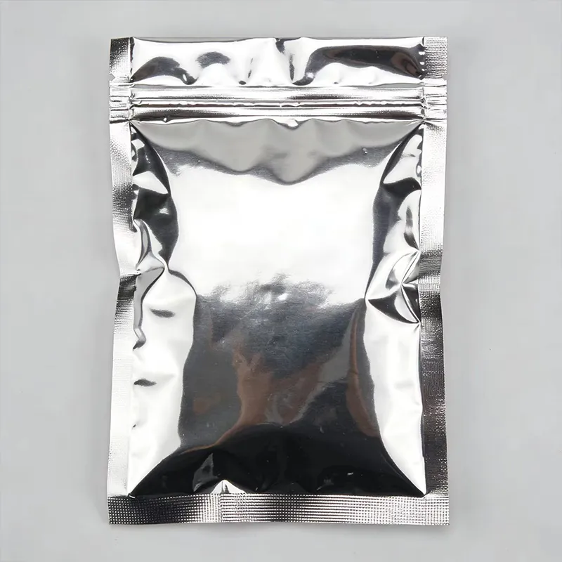 Плоский пакет с зип-локом алюминизированный