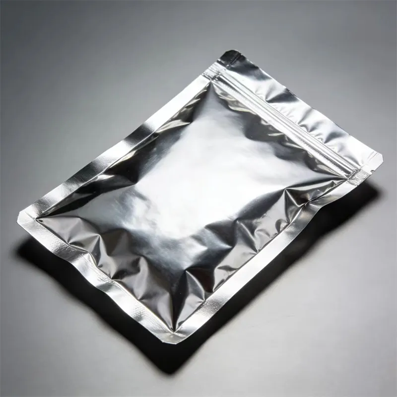 Плоский пакет с зип-локом алюминизированный
