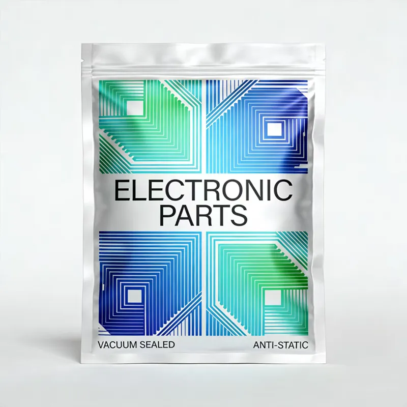 Плоский пакет с зип-локом алюминизированный с печатью (2)