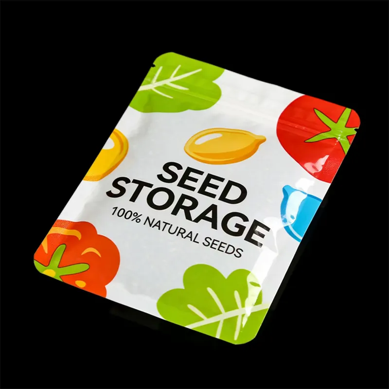 Плоский пакет с зип-локом алюминизированный с печатью