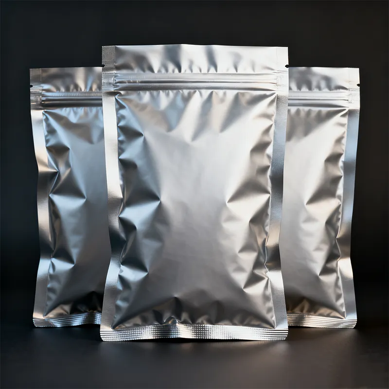 Плоский пакет с зип-локом из алюминиевой фольги