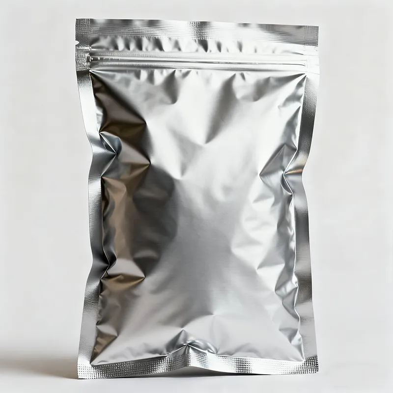 Плоский пакет с зип-локом из алюминиевой фольги