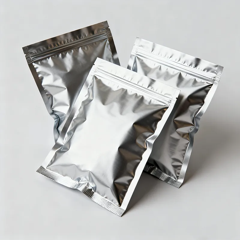 Плоский пакет с зип-локом из алюминиевой фольги