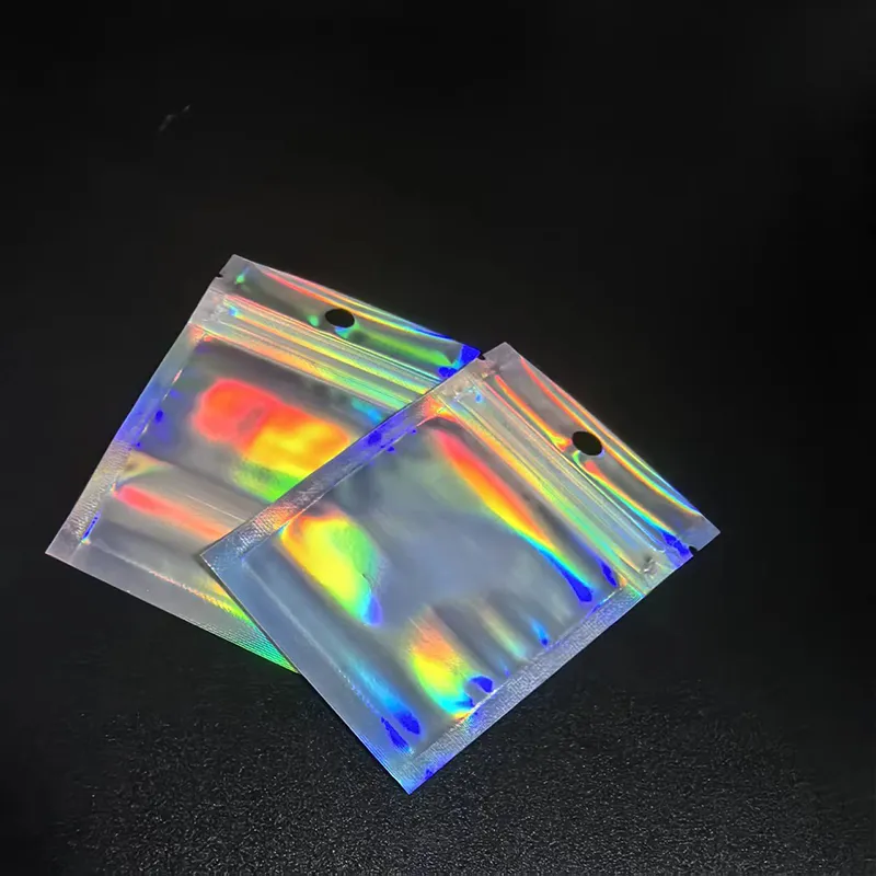 Плоский пакет с зип-локом с лазерным эффектом