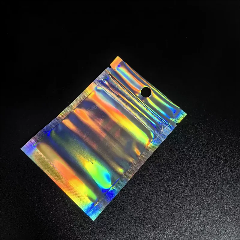 Плоский пакет с зип-локом с лазерным эффектом