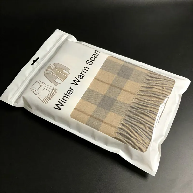 Плоский пакет с зип-локом с печатью