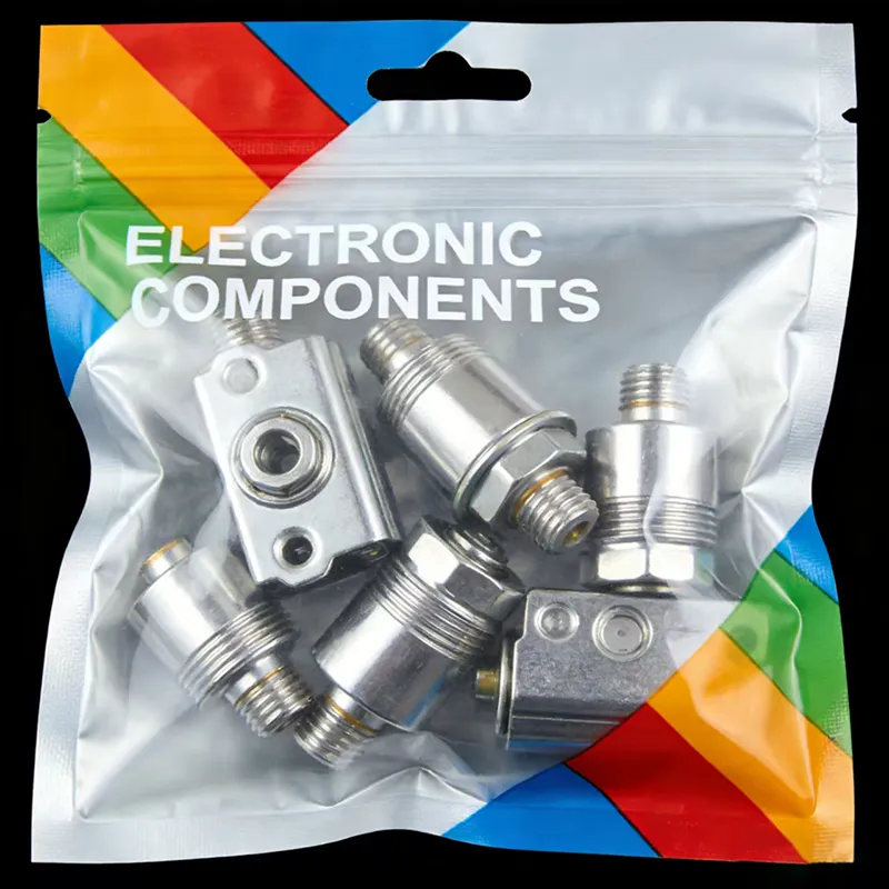 Плоский пакет с зип-локом с печатью