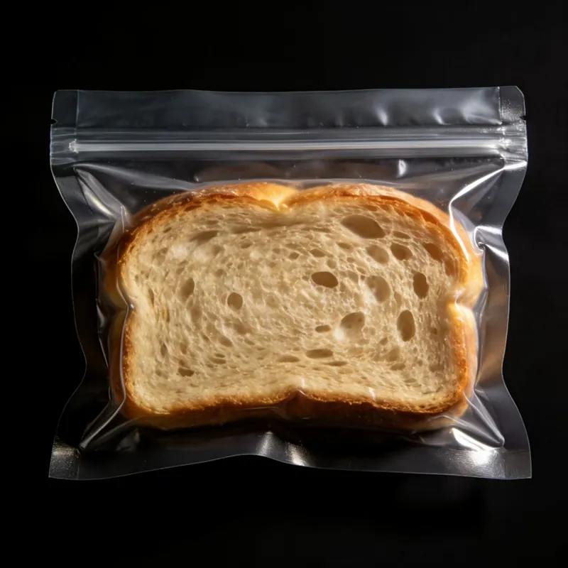 Прозрачный плоский пакет с зип-локом