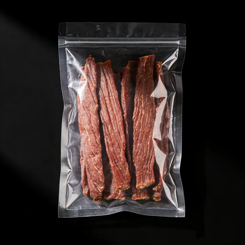 Прозрачный плоский пакет с зип-локом