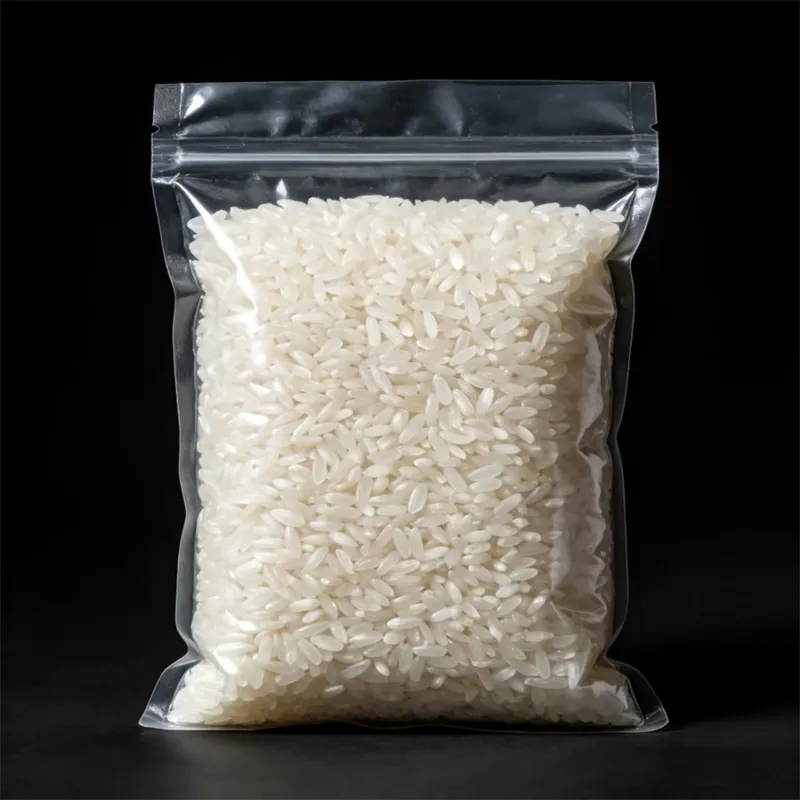 Прозрачный плоский пакет с зип-локом