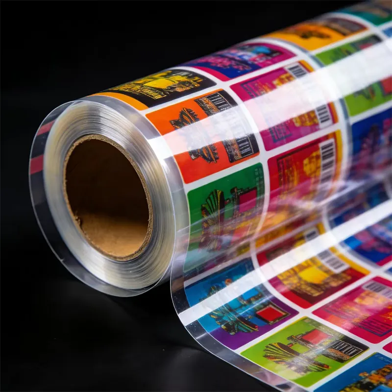 Рулонная плёнка алюминизированная с печатью