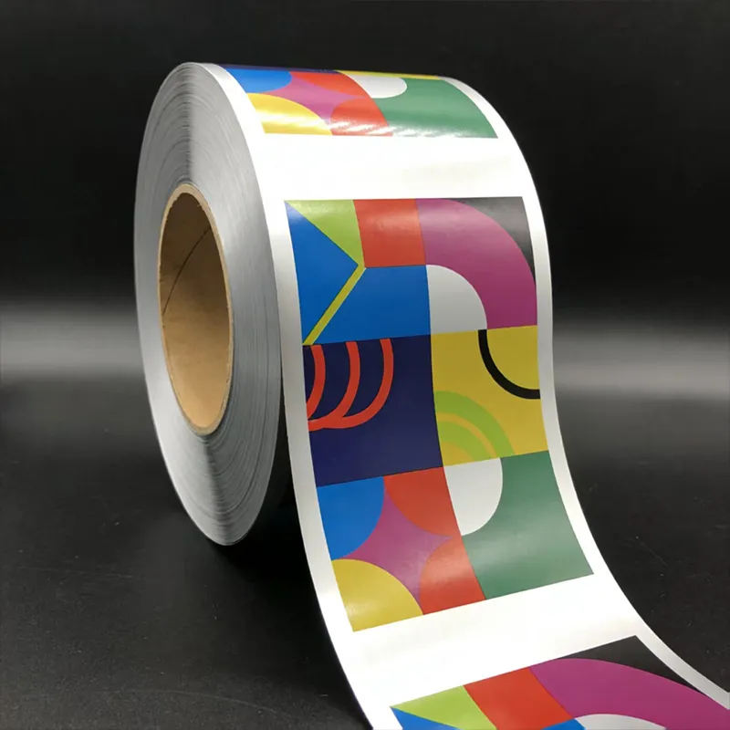 Рулонная плёнка из алюминиевой фольги с печатью