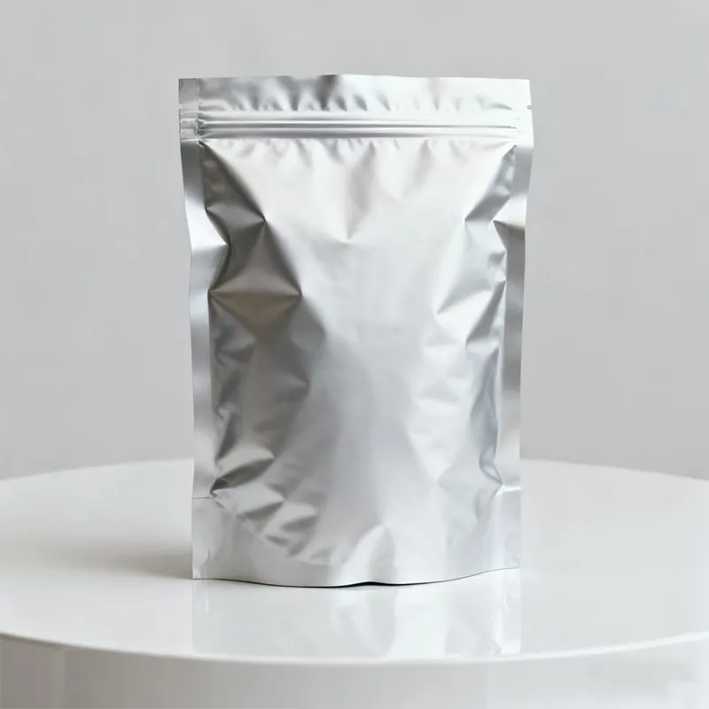 Стоячий пакет с зип-локом из алюминиевой фольги