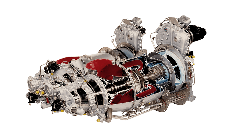 Виточно-осевой двигатель PT6T