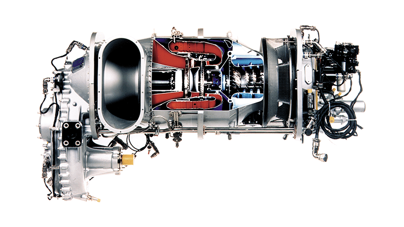 Виточно-осевой двигатель PT6B