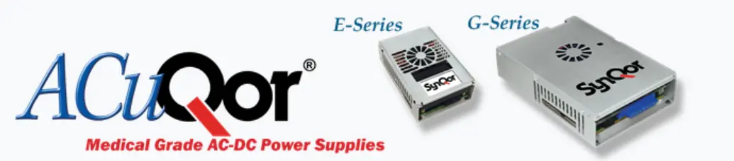 Медицинские источники питания SynQor