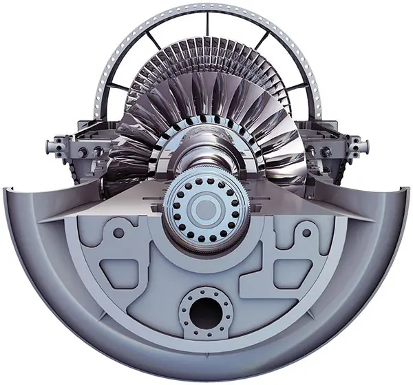 Тяжелая газовая турбина GT13E2